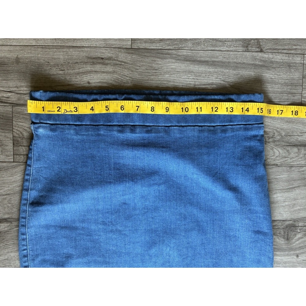 Frank & Eileen Donegal Unforgettable Denim Midi Pencil Skirt Blue Size 8 - Picture 6 of 15